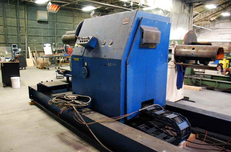 20,000 Lb. x 36″ AMERICAN STEEL LINE Single Uncoiler w/Coil Car
