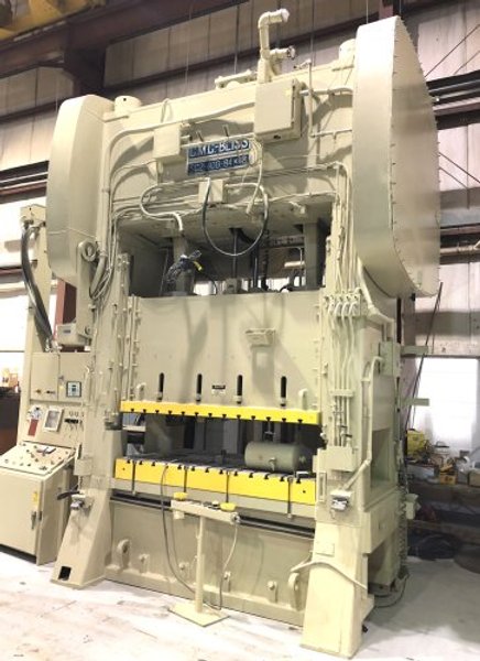 400 Ton Bliss SC2-400-84-48, 12"Str, 32"SH, 20-40 SPM, 84X48 Bed, 30"Windows, Flr Std, '85