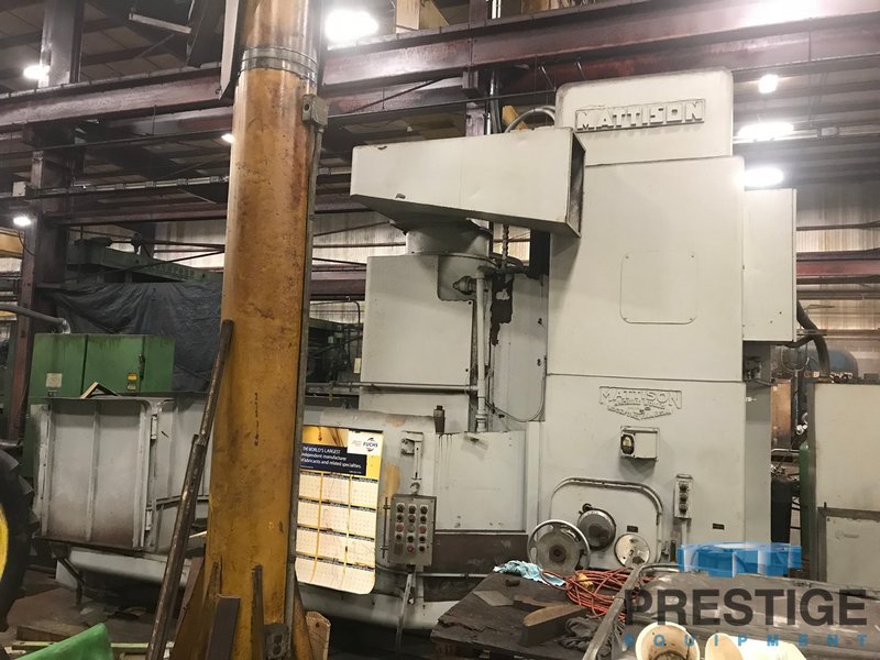 60" Mattison Model 60 Rotary Surface Grinder, 72" Swing, 36" Under Wheel, Neutrofier, 150 HP, #31668