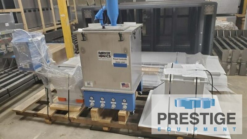 Parker Ionics Batch System Paint Booth QFlo, (3) Batch Ovens, (2) Powder Guns, New Never Used, 2022 #43932