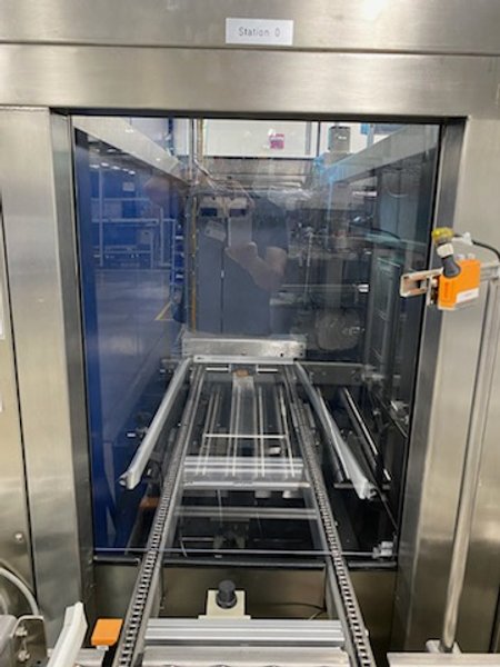 Elma LRS700-VTRLS3 Precision Stainless Steel, Ultrasonic, Conveyor Type, cleaning machine with 7 wash tanks & vacuum dryer, 2007, 3202