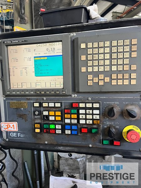120" New Century, ATC, 84" Under Rail, 70 RPM, 40 HP, Fanuc 18iT, 2002 #43800
