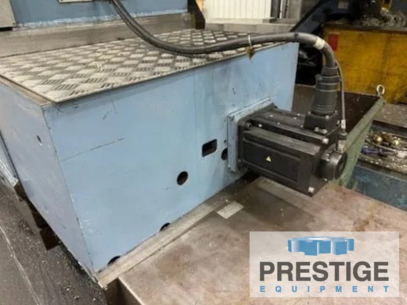 Asquith, Gantry, X-395", Y-157", Z-47", 160" BC, Floor Plates, Angle Head, Dynapath CNC, #43915
