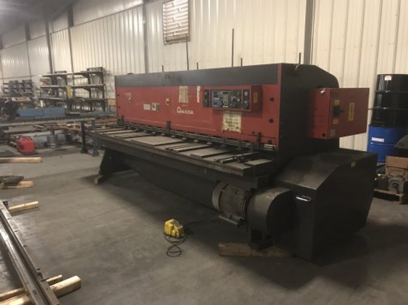 1/4" X 10' AMADA M3060 POWER SQUARING SHEAR W/ PROGRAMMABLE BACK GAUGE
MFG:1998