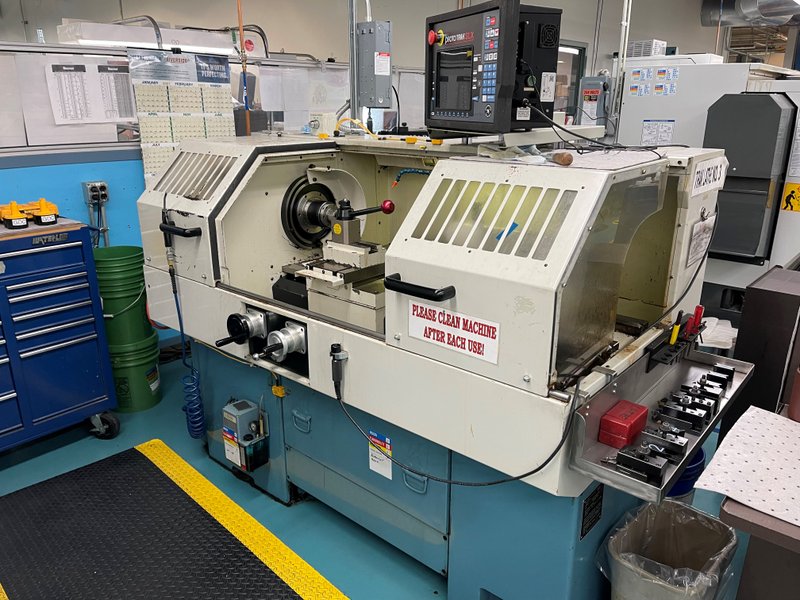 16" X 30" TRAK 2-AXIS CNC/MANUAL FLAT BED LATHE
MODEL: 1630HS-SX, S/N: 09DG62508, NEW: 2009