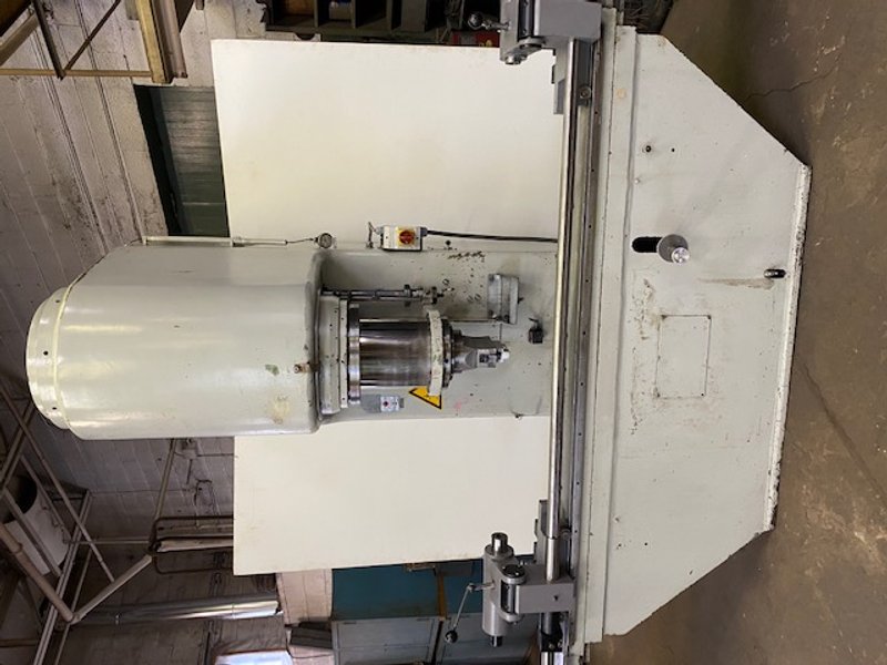 EITEL RP-160 HYDRAULIC STRAIGHTENING PRESS, 175 TONS, WITH ROLLING FIXTURE WITH CENTERS, TABLE EXTENSIONS, RUNS GREAT!, 1977