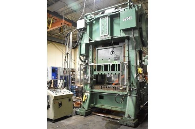 Minster 200 Ton SSDC Press, Model E2-200-54 Hevi Stamper, S/N 19161, 6" Stroke, 50-150 SPM, 6" Slide Adj, 22" SH, STK# 1533