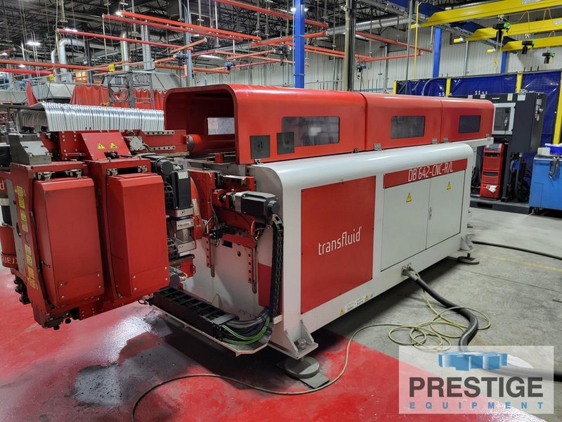 Transfluid  EDB 642CNC Servo Electric Tube Bender, 1.65" Capacity, Horizontal/Vertical Bending, New 2020, #32425