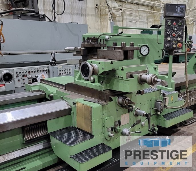 49" X 118" Poreba TCG125, 40 Ton Capacity, Inch/Metric Threading, Steady Rest,  Follow Rest, 100 HP #43238