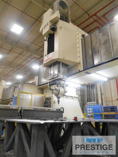 Rambaudi 5-Axis, X-315". Y-177", Z-57", 177" x 470" Table, 2-Axis Gimbel Head, 3000 RPM, Fidia C-20 CNC, #43037