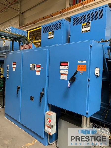 BeaverMatic Electric Annealing Furnace, 36" x 84" x 18" Load Size, 2000/Hr. Max Loading, 1650 F Max. Temp, 2008 #43429