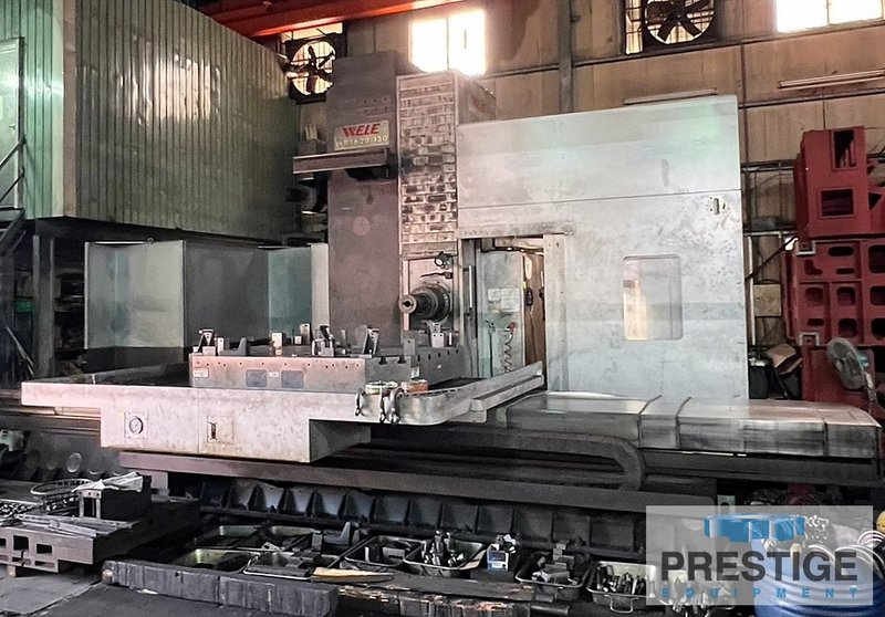 Wele 5" HB1620-130, X-157", Y-82", #50, Fanuc OiMF CNC, 60 ATC, B-Axis Rotary Table, New 2018, #32501