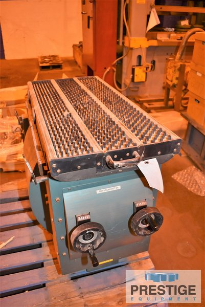 Salvagnini Sheet Support Followers, 43" x 28" x 33", Brush Table Size 35" x 17", Automatic Tilitng, Brand New, #32033