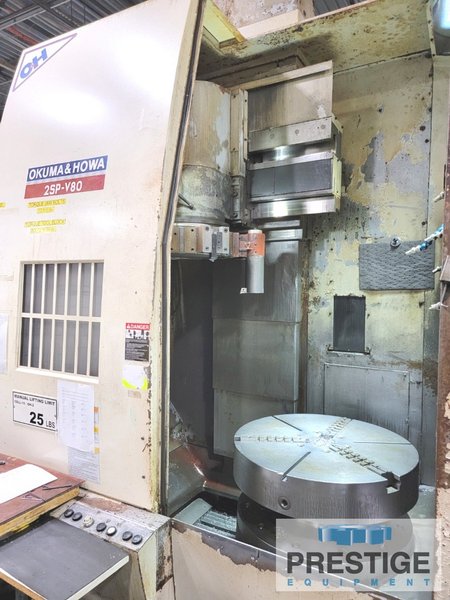 OKUMA& HOWA 2SP-V80 Twin Spindle, 39.37" Swing, Fanuc 18iTB, (2) 31.5" 3-Jaw Chucks, (2) 12 Pos. Turrets, 40 HP, #32087