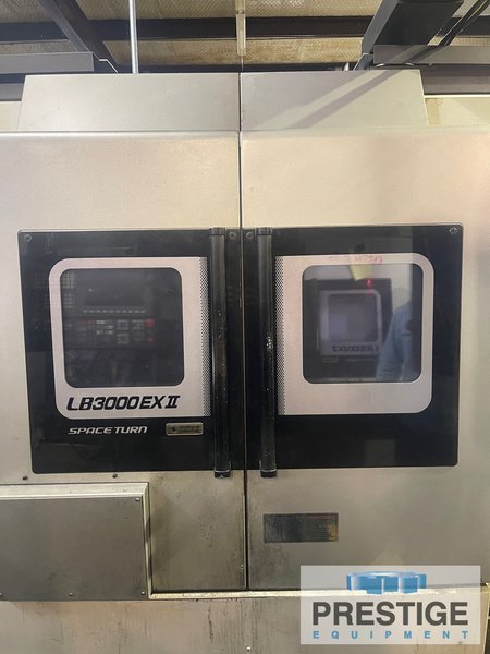 Okuma LB-3000EX-II-MYW 800, OSP-P300LA, Big Bore, Y-Axis, C-Axis, high Press Coolant, Main/Sub Spindle, 2016, #43938