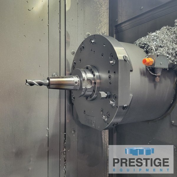 Okuma MB4000H CNC 4-Axis, X/Y-22.05, (6) Sta. APC w/ 15.7" Pallets, OSP-P300MA, 64 ATC, 15,000 RPM, Probes, 2017, #43982