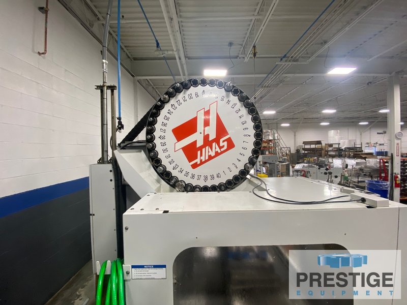 Haas VF-4B, X-50", CAT 40, 10,000 RPM, 40 Station Side Mounted ATC, 30 HP, Chip Auger, Pre-Wired 4th Axis, 2008, #32267