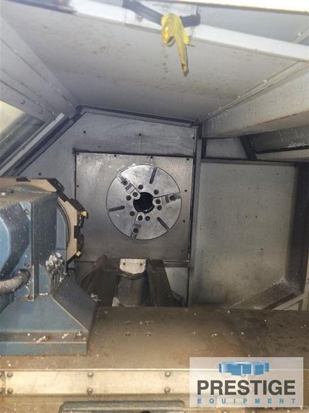 Romi M27 27" x 120", Fanuc 21i-TB, 16" 3-Jaw Chuck, 8-Sta. Turret, Tailstock, Steady Rests, 2009, #32643