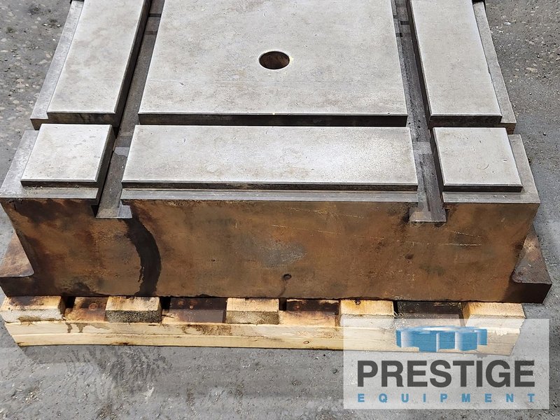 T-Slotted Floor Plates 30" W x 120" L  x 10.5" H, Cast Iron, (2) T-Slots, (4) Cross Slots #31796