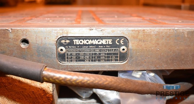 Technomagnete Magnetic Tables, 22.75" x 24" x 2", 1,760 Lbs. Magnetic Pull, (8) Avail,New 2009, #30020