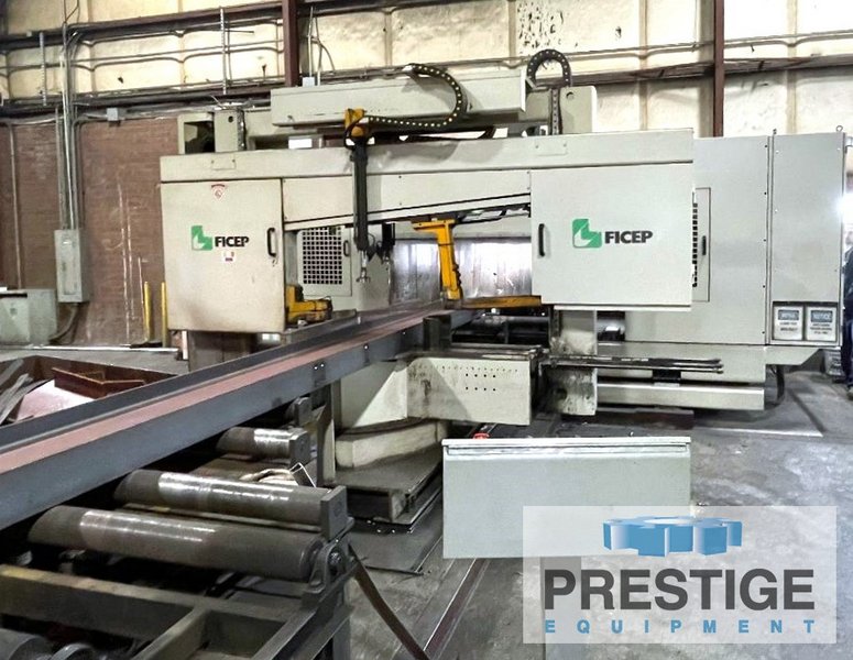 Ficep 1001 DDB Drill & Saw Line, Monospindle Rotating Drill Head, ATC,  Ficep Pegaso CNC, Material Handling, 2013 #43408