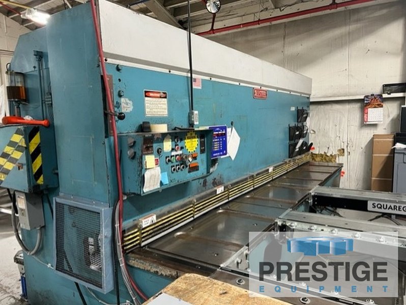 Allsteel 10 Ga. x 14', Power B.G., Variagle Rake Angle, Ball Transfers in Table, Flush Floor, #43341