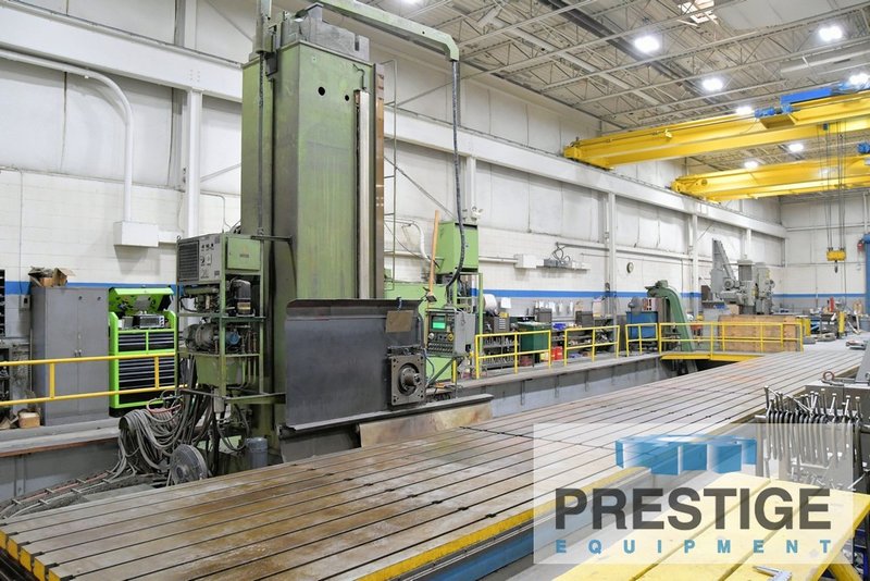 6.3" Wotan Rapid 3 CNC, X-630", Y-123", Z-34",  W-36", #50 Taper, 1250 RPM, Floor Plates, 85 HP, AB 8400 CNC, #43589