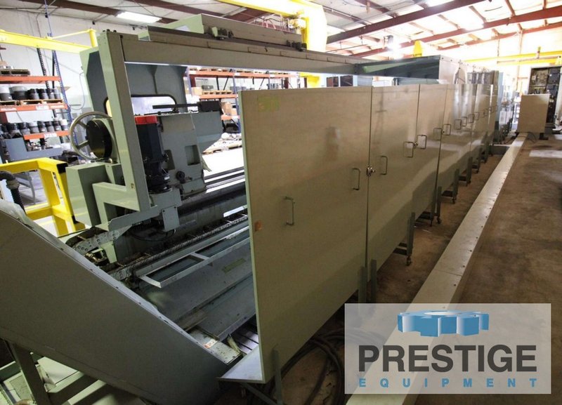 Ikegai, 56" x 240"/157", Fanuc 18T CNC, 11" Bore, Front & Rear Turrets, Front & Rear Chucks,  Boring Bar Attch., #43299