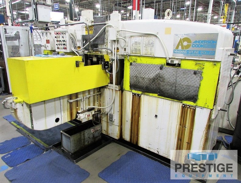Anderson Cook 350, 54" Stroke, 48" Max. Rack Length, 4.75" Rack Face Width, 2.5" Max. Part Dia., Live Centers, #32338
